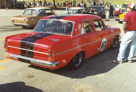 One of the most popular cars to race in this category is the EH Holden